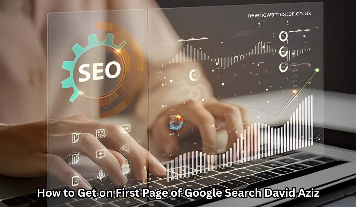 How to Get on First Page of Google Search David Aziz