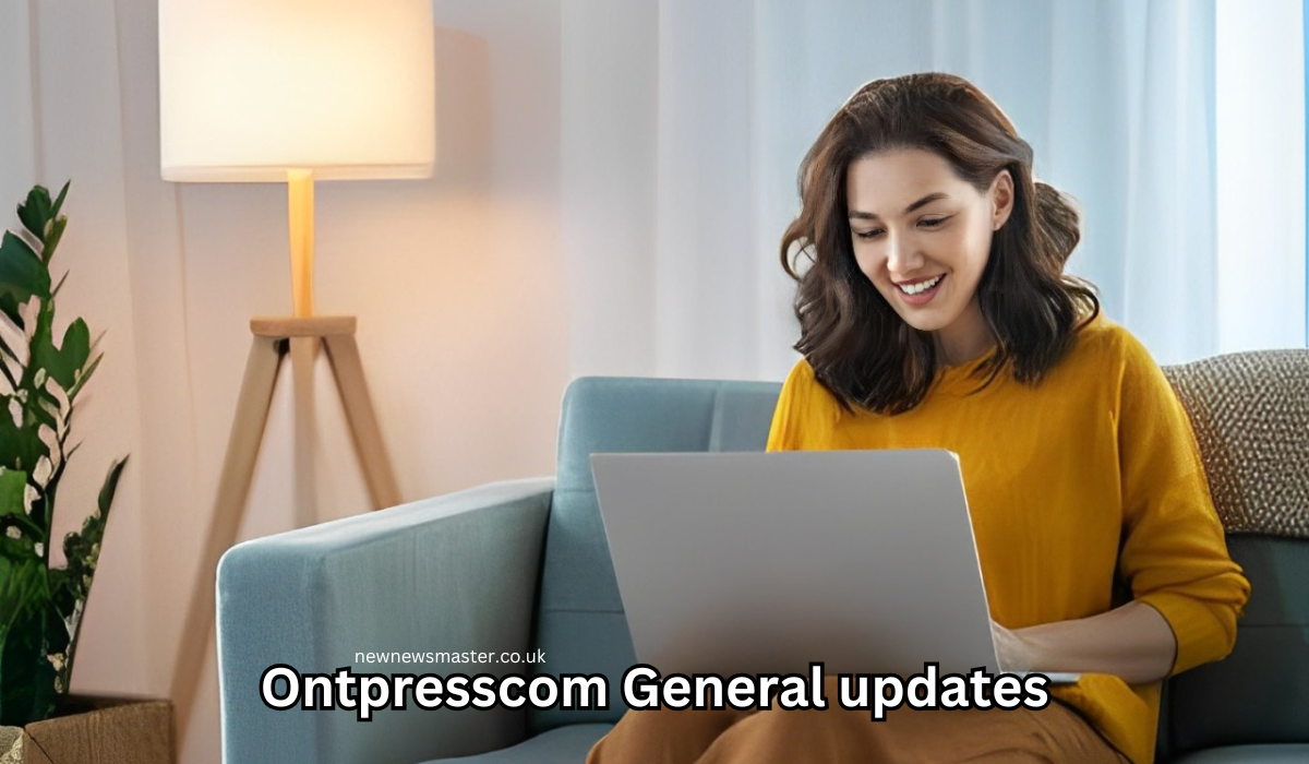 Ontpresscom General updates