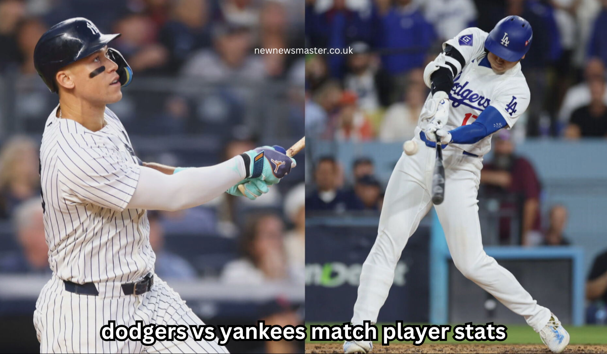 Dodgers VS Uankees Match Player Stats